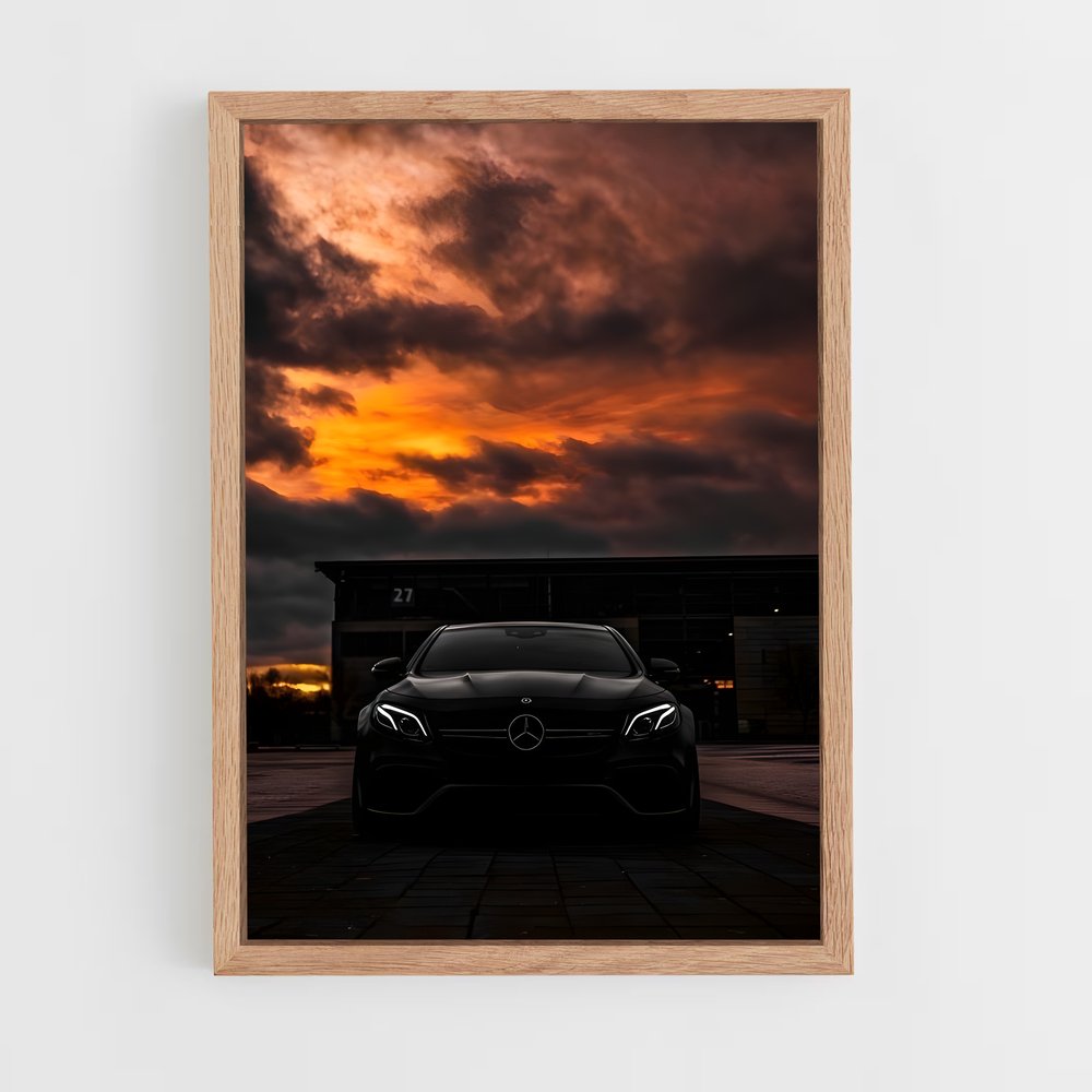 Poster Éclatant E63 AMG – affiche Mercedes (vue 4)